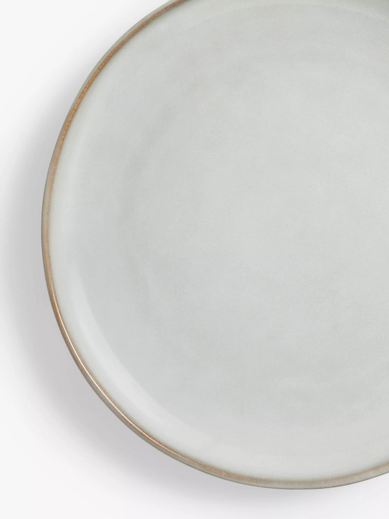 John Lewis stoneware dinner plate in Moonlight, 27.4cm, UK version