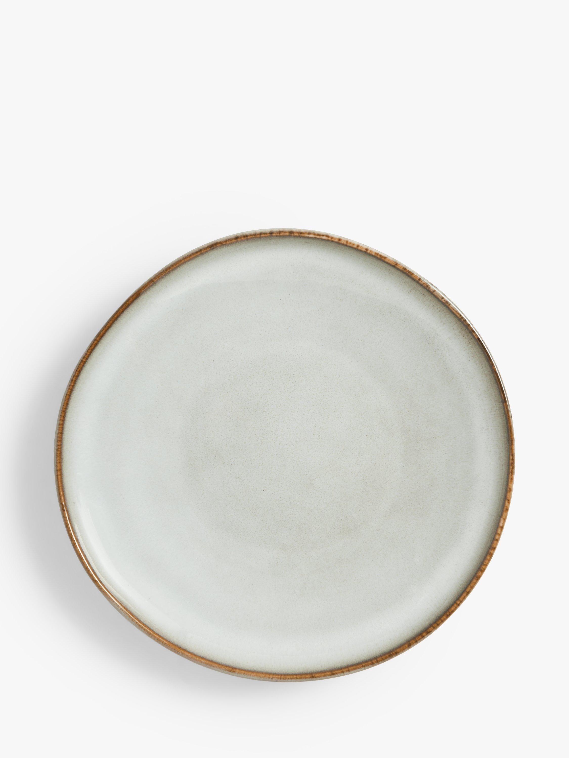 John Lewis reactive glaze stoneware side plate 21cm Moonlight, UK version