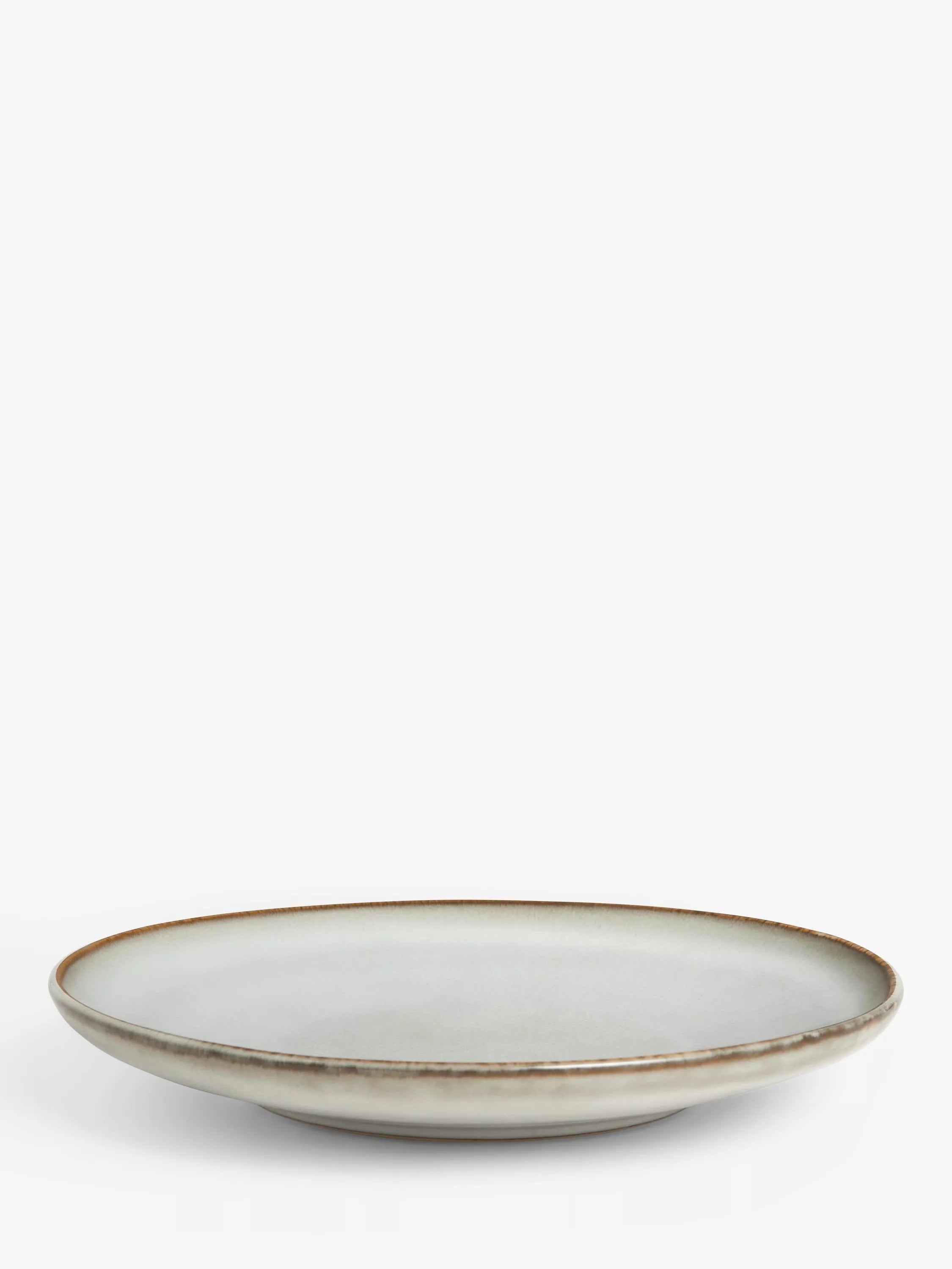 John Lewis reactive glaze stoneware side plate 21cm Moonlight, UK version