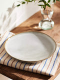 John Lewis reactive glaze stoneware side plate 21cm Moonlight, UK version