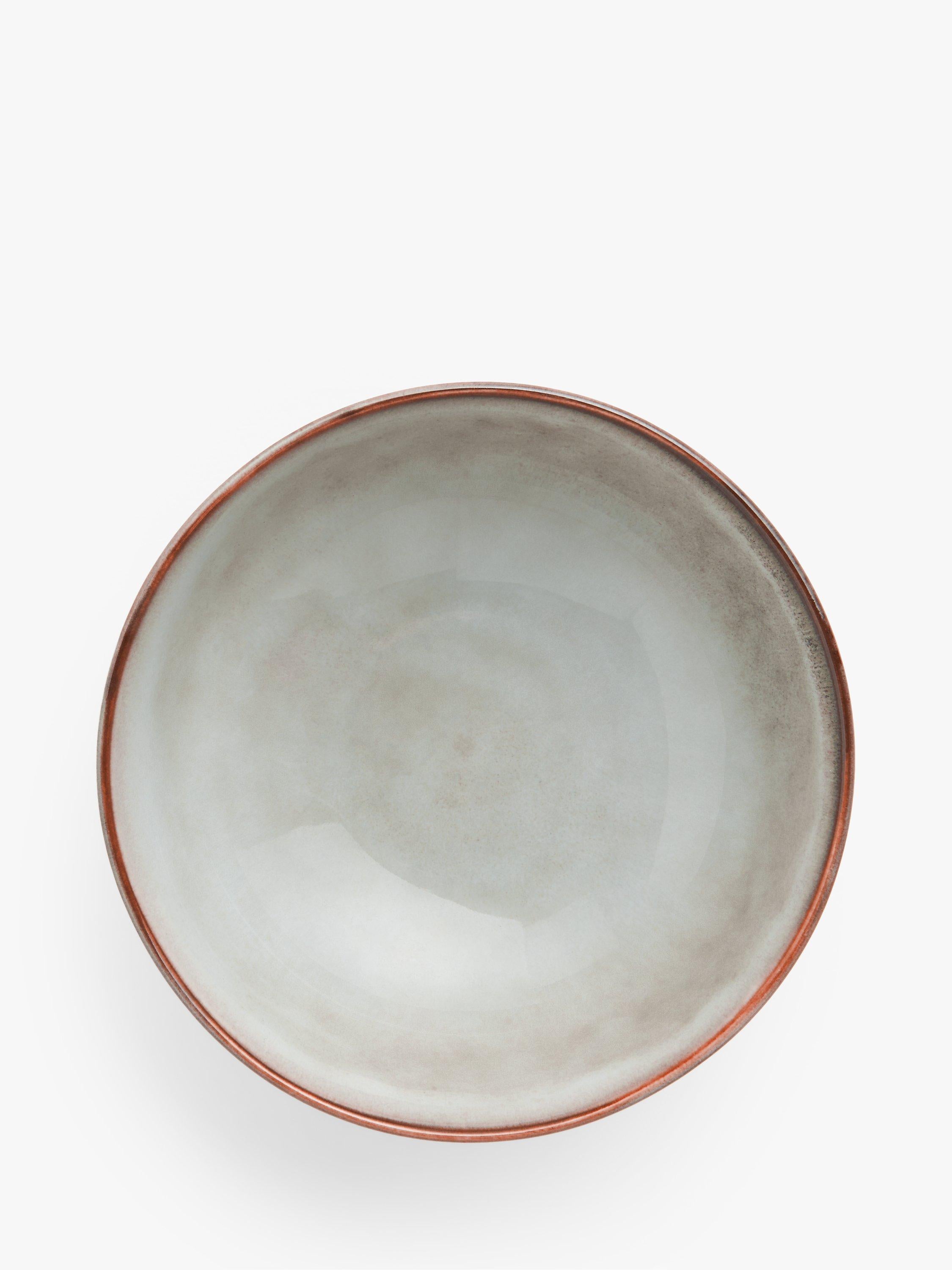 John Lewis Iver Reactive Glaze stoneware cereal bowl Moonlight 15.5cm, UK version