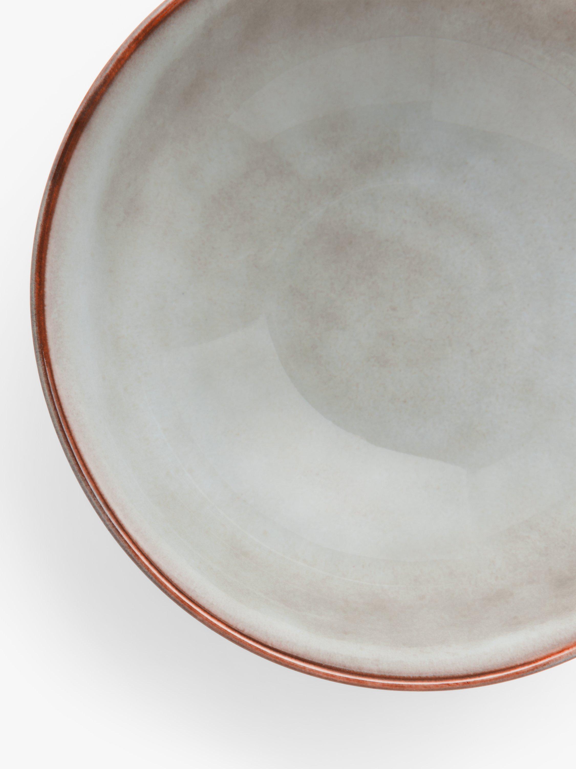 John Lewis Iver Reactive Glaze stoneware cereal bowl Moonlight 15.5cm, UK version