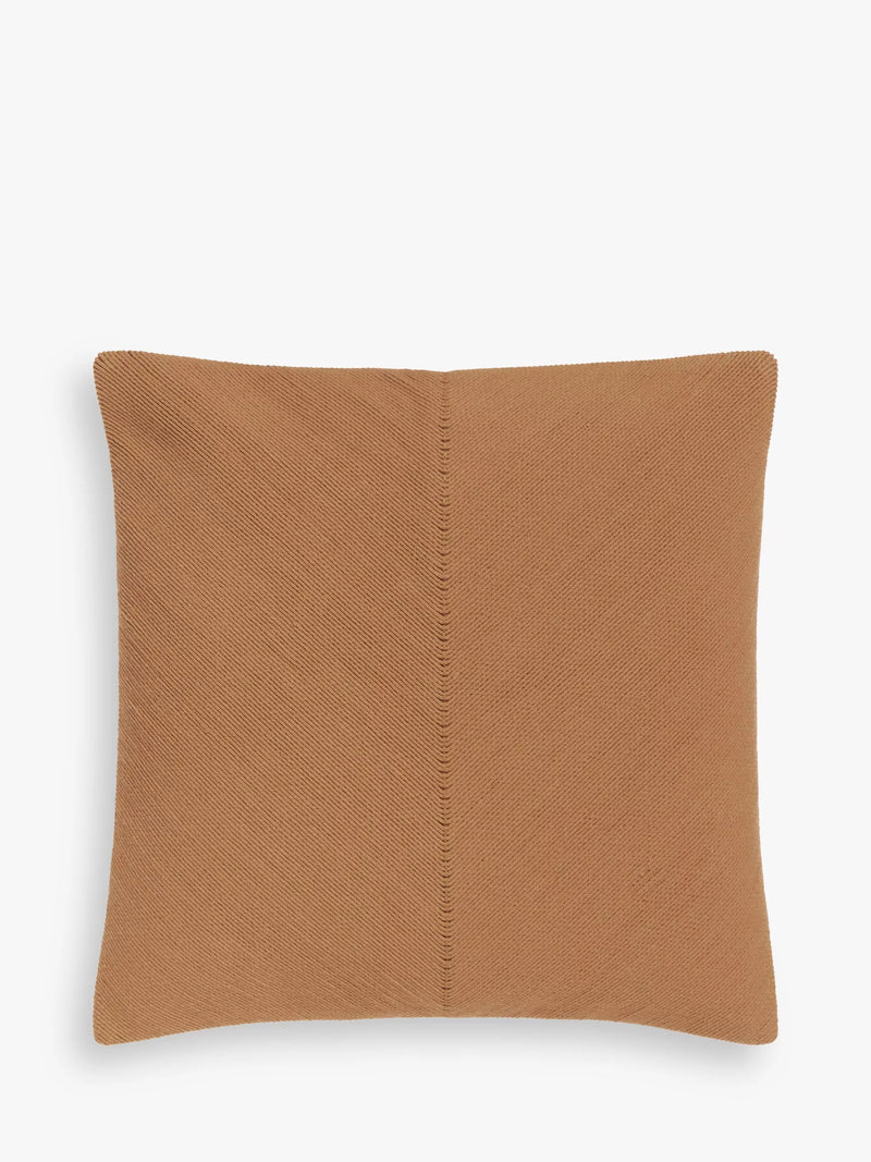 John Lewis Corded Square Cushion - Baked Clay