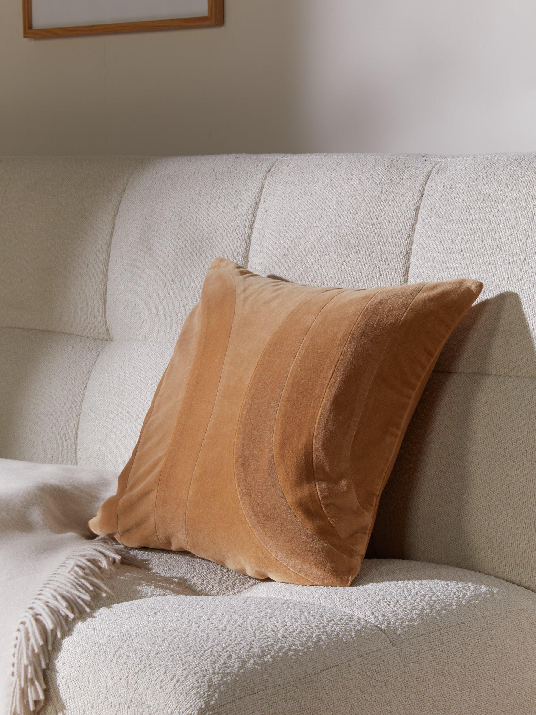 John Lewis Samt Zierkissen 50cm, britisches Produkt