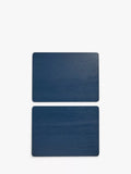 John Lewis Wood Effect Placemats, Set of 2, Navy