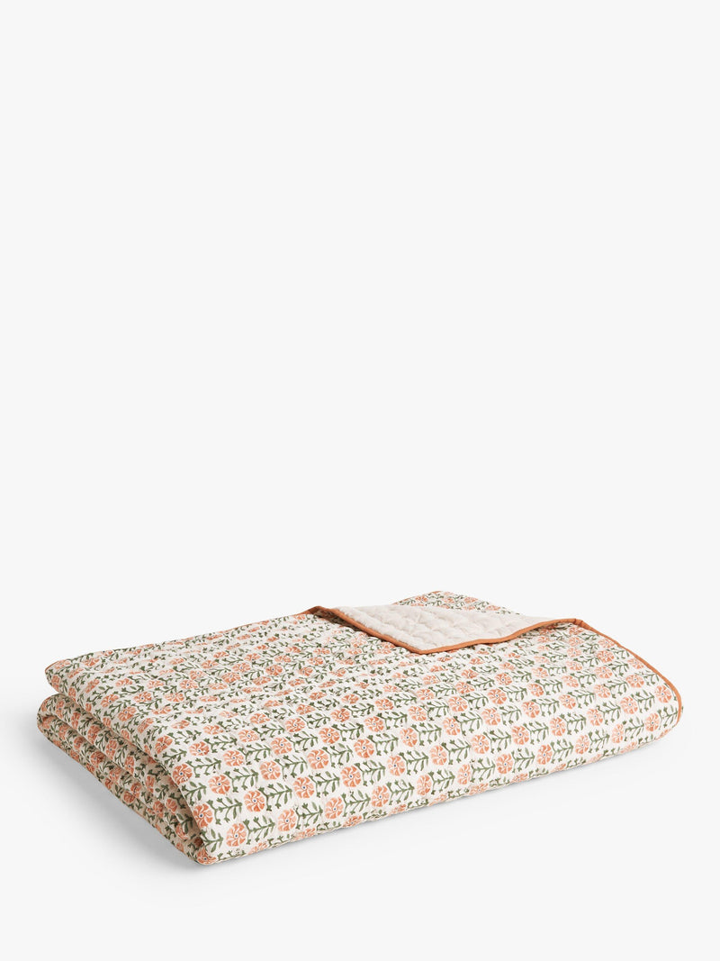 John Lewis Aria reversible quilt king size, imported from the UK