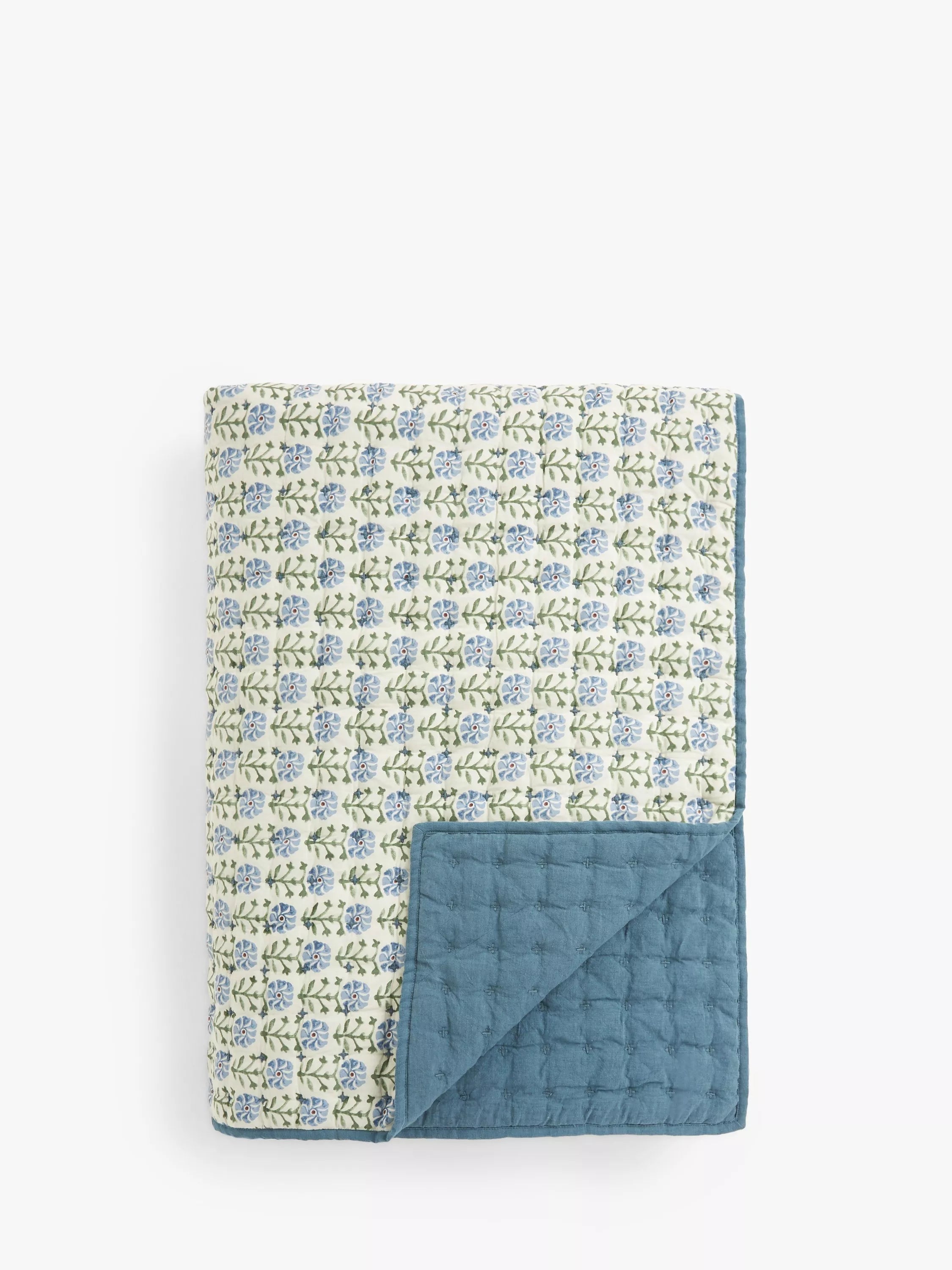 John Lewis Aria reversible quilt king size, imported from the UK