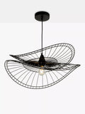 John Lewis Hiko Dual Layer 60cm pendant ceiling light black (British brand)