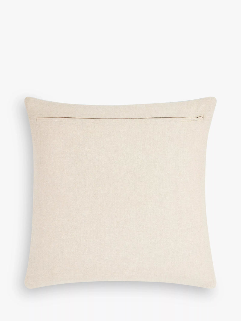 John Lewis quilted velvet square cushion, UK version