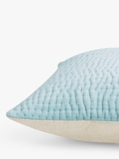 Coussin décoratif carré matelassé John Lewis Velvet 35 x 55cm