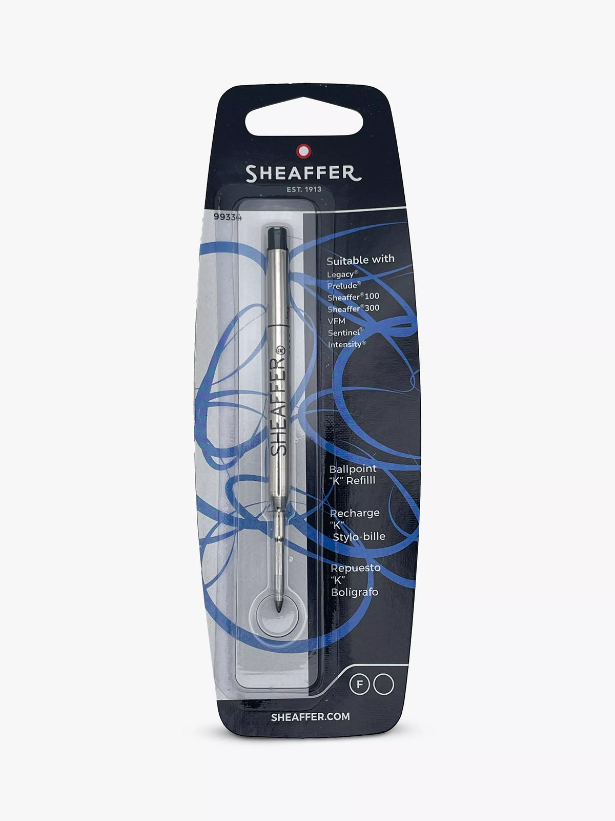 Sheaffer ballpoint pen refill fine K - British brand