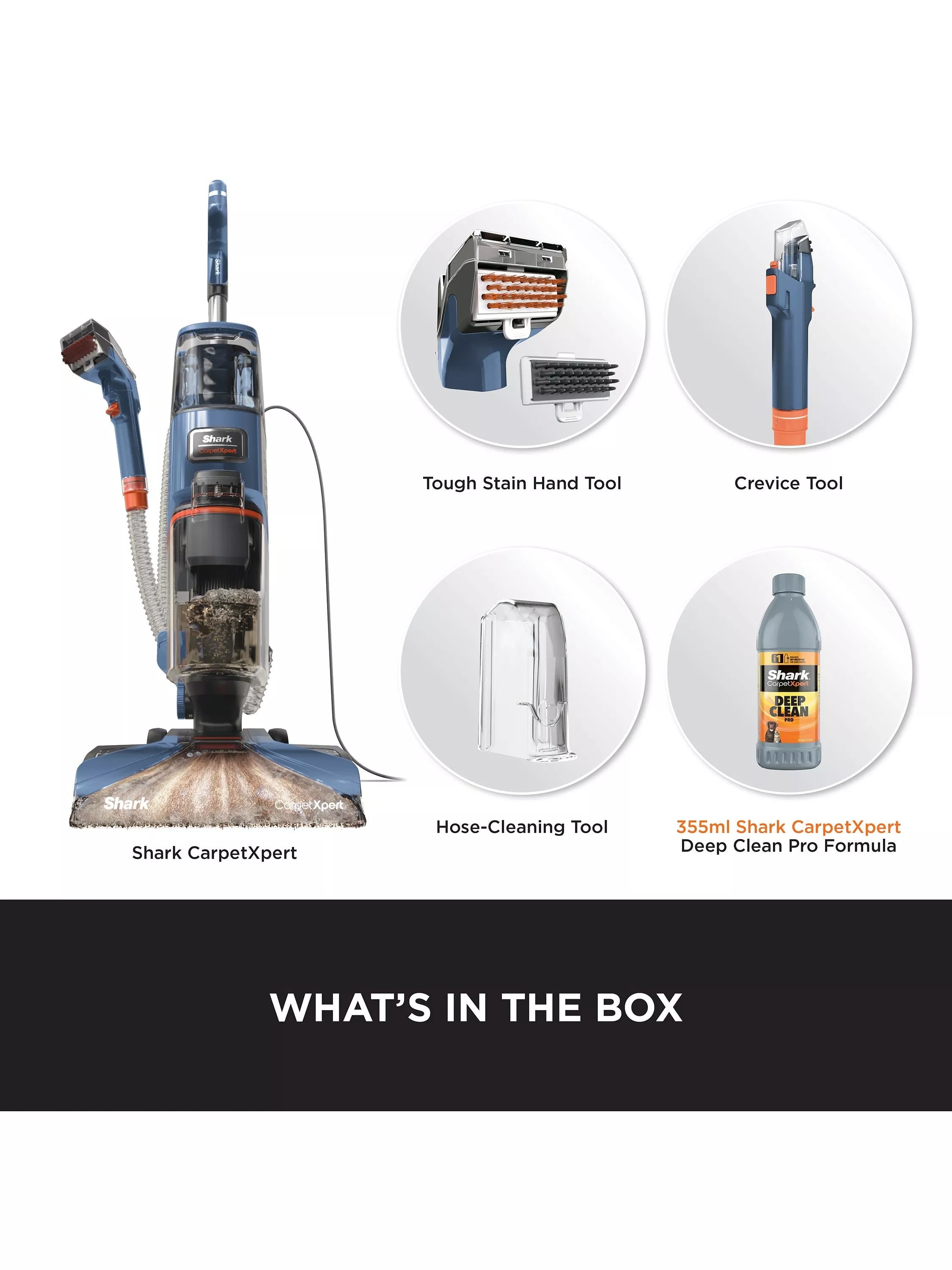Shark CarpetXpert Carpet Cleaner Navy (British brand)