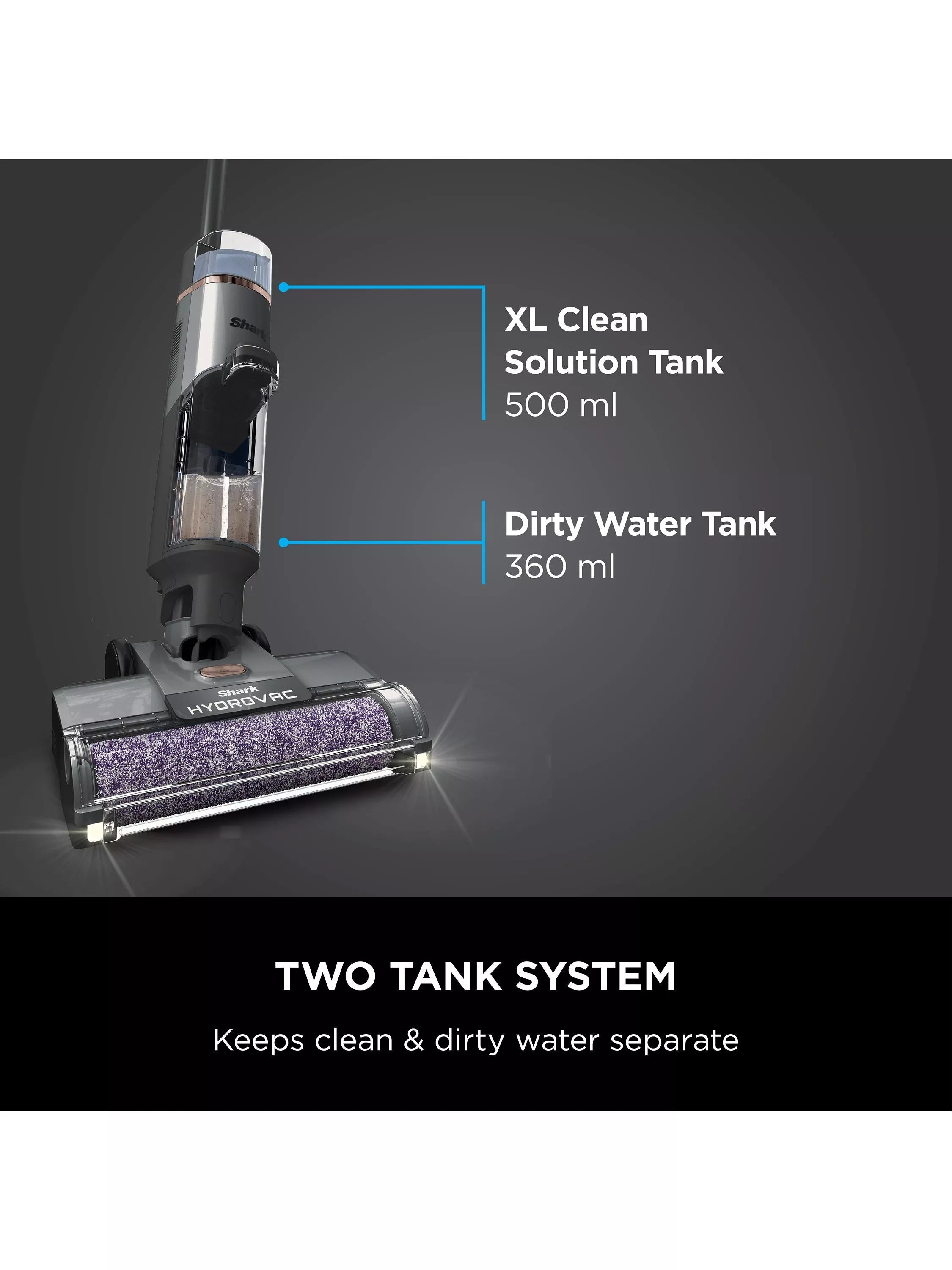 Shark HydroVac WD210UK cordless hard floor cleaner - British product
