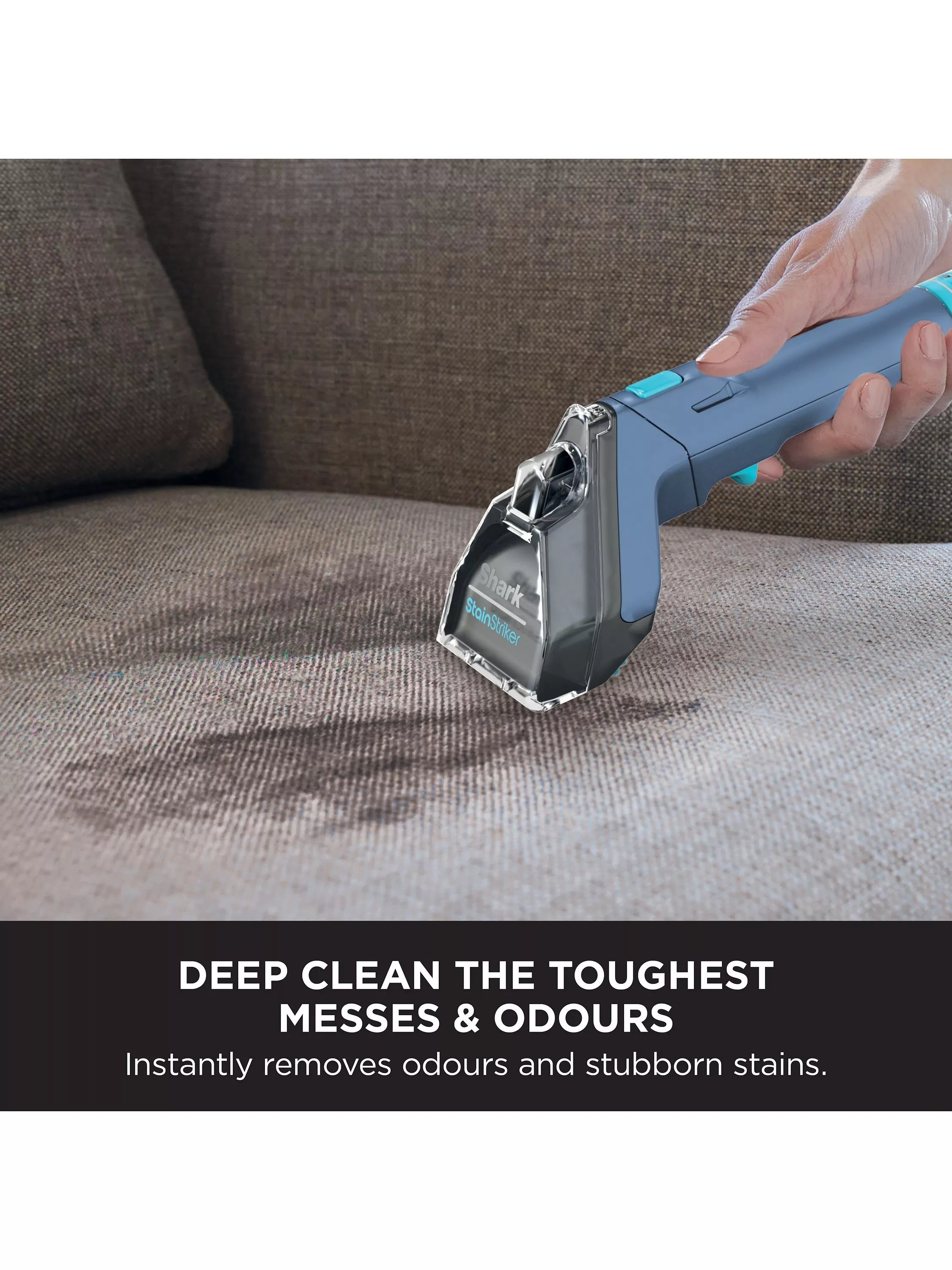 Shark StainStriker carpet cleaner Nordic Blue - British product