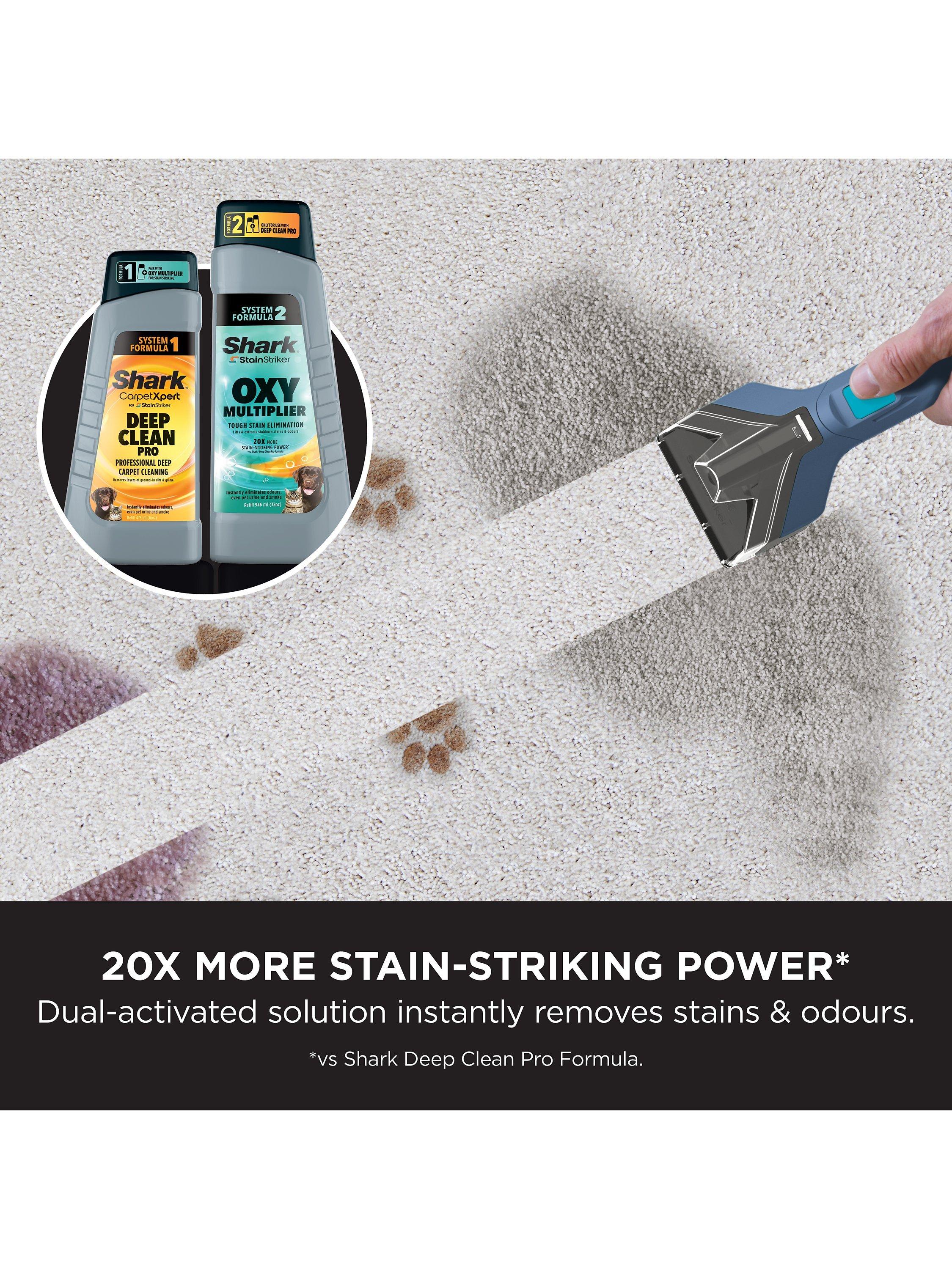 Shark StainStriker carpet cleaner Nordic Blue - British product