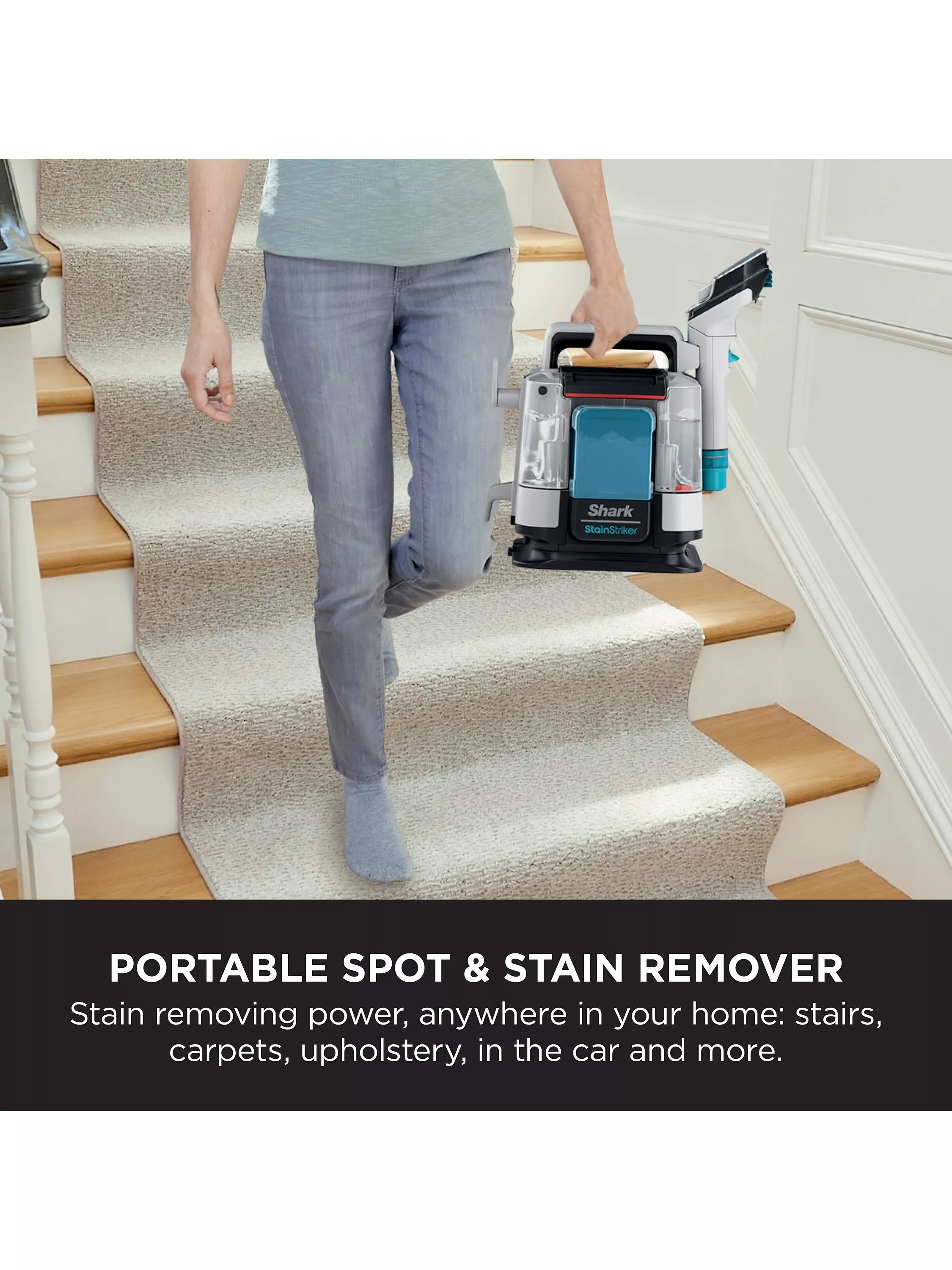 Shark StainStriker Pet carpet cleaner Rotator White, UK version