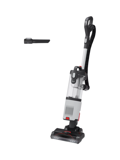 Hoover HL4 Stående Støvsuger med Anti-Twist i Månegrå/Tulipanerød