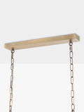 John Lewis Lexton chandelier matte antique brass, UK version