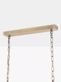 John Lewis Lexton chandelier matte antique brass, UK version