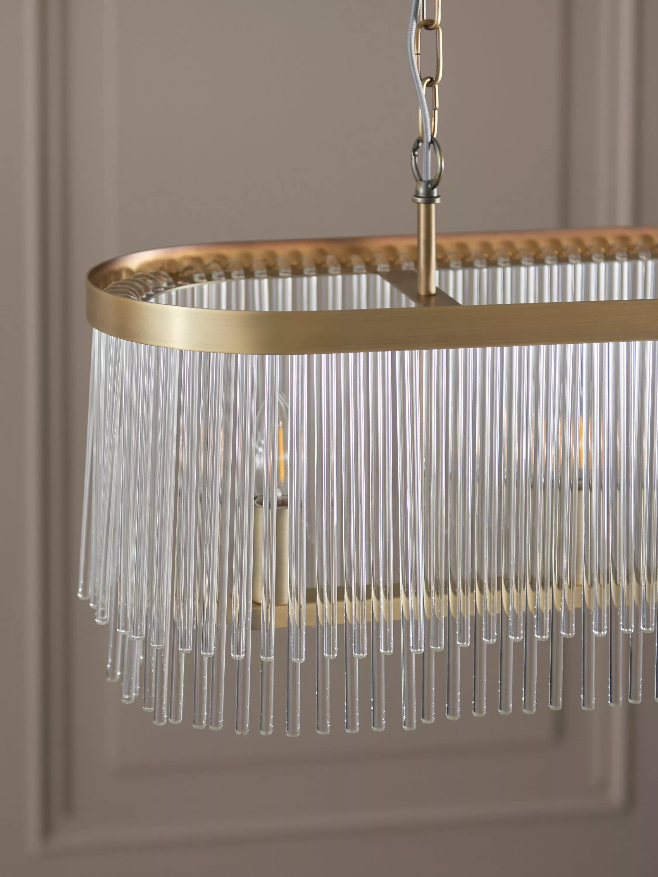 John Lewis Lexton chandelier matte antique brass, UK version