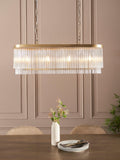 John Lewis Lexton chandelier matte antique brass, UK version