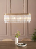 John Lewis Lexton chandelier matte antique brass, UK version