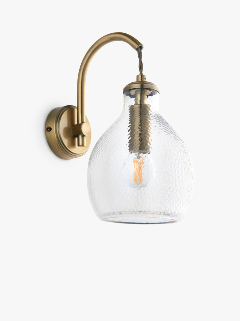 John Lewis Cartmel wall light antique finish, UK version