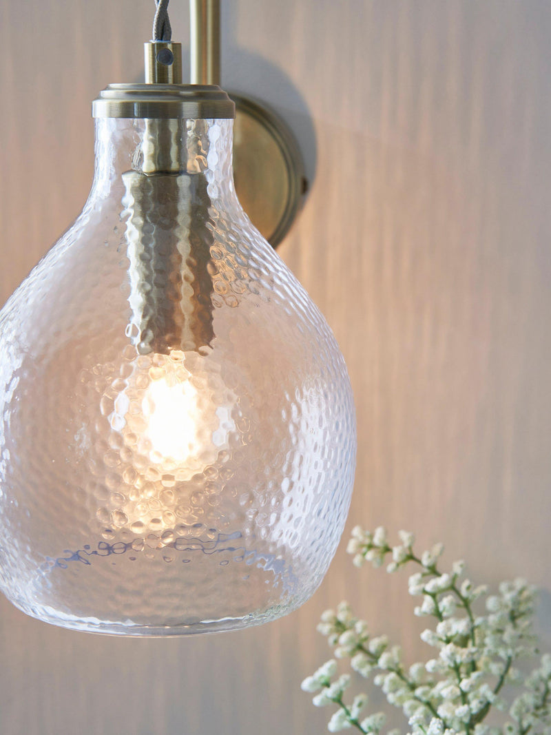 John Lewis Cartmel wall light antique finish, UK version