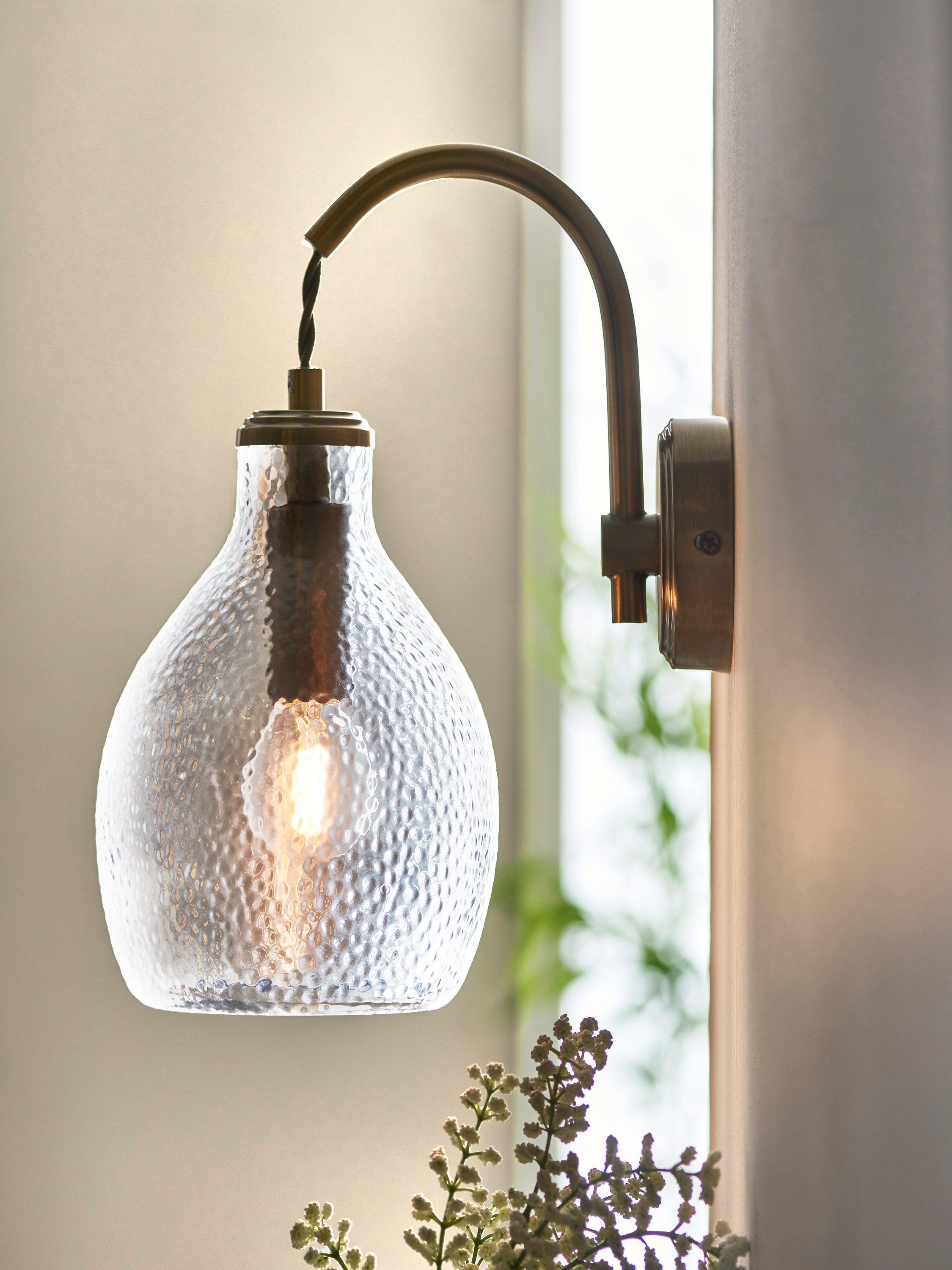 John Lewis Cartmel wall light antique finish, UK version