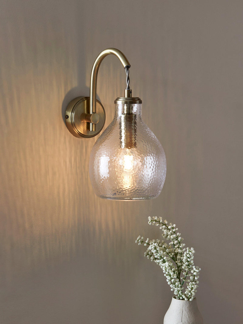 John Lewis Cartmel wall light antique finish, UK version