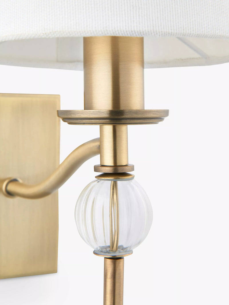 John Lewis Haverstock wall light antique brass - British product