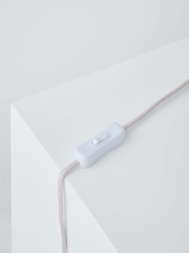 John Lewis Burano stripete keramisk bordlampe med skjerm, UK-versjon