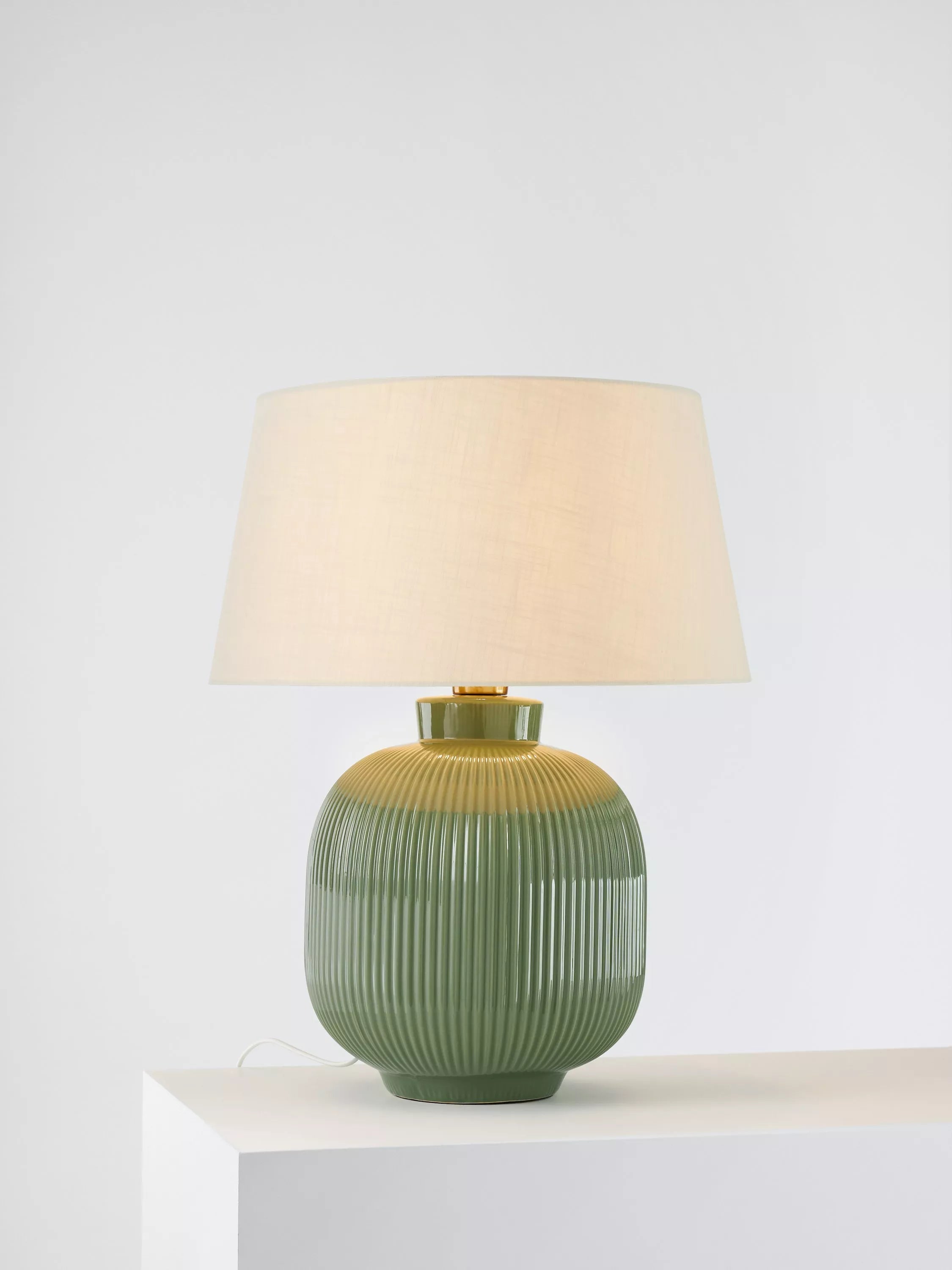 John Lewis Country Rib Ceramic Table Lamp