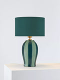 John Lewis Burano gestreifte Keramik-Tischlampe, UK-Version