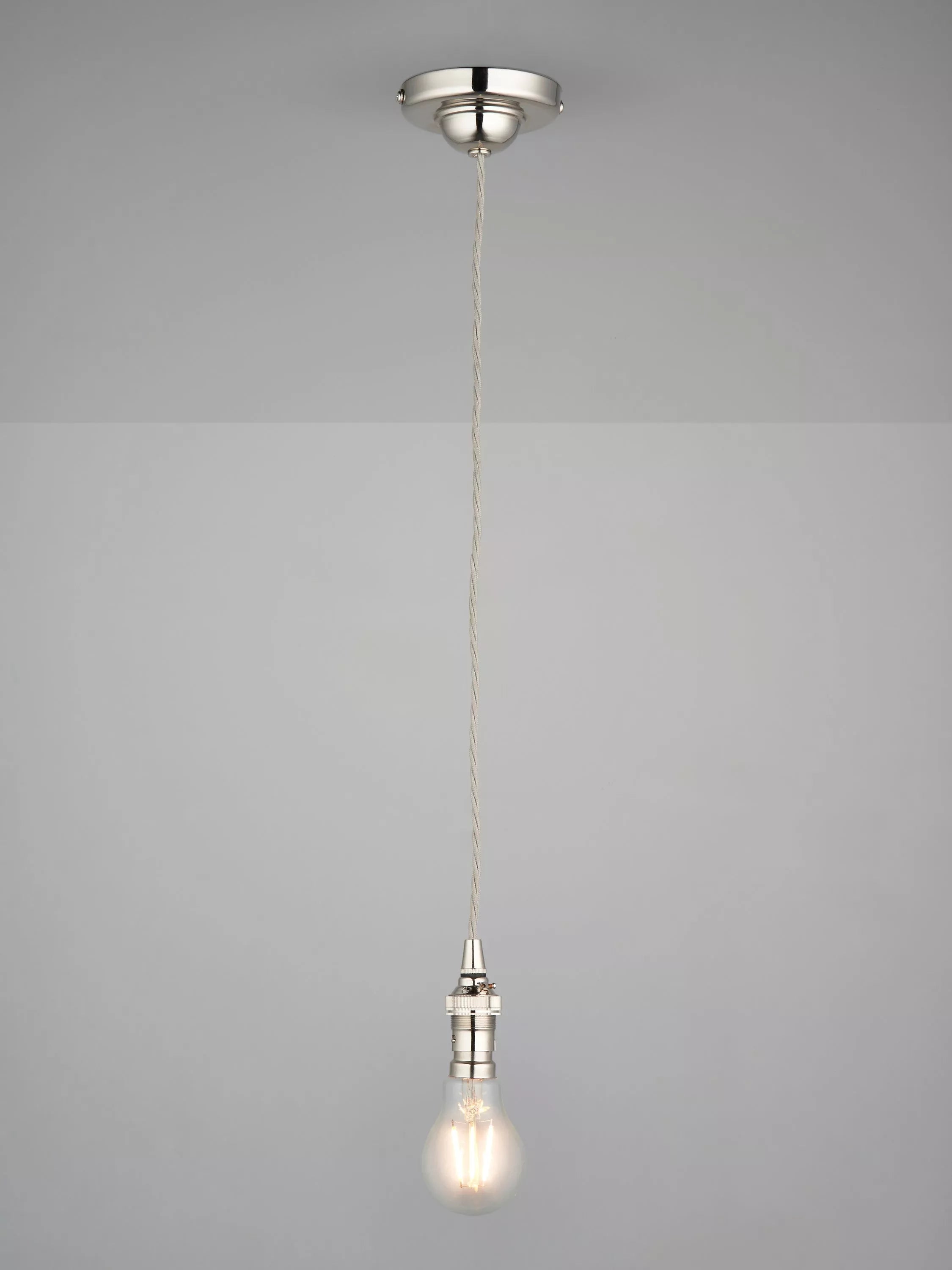 John Lewis Classic Cable Set Bayonet Cap Fitting Lighting Cable Set