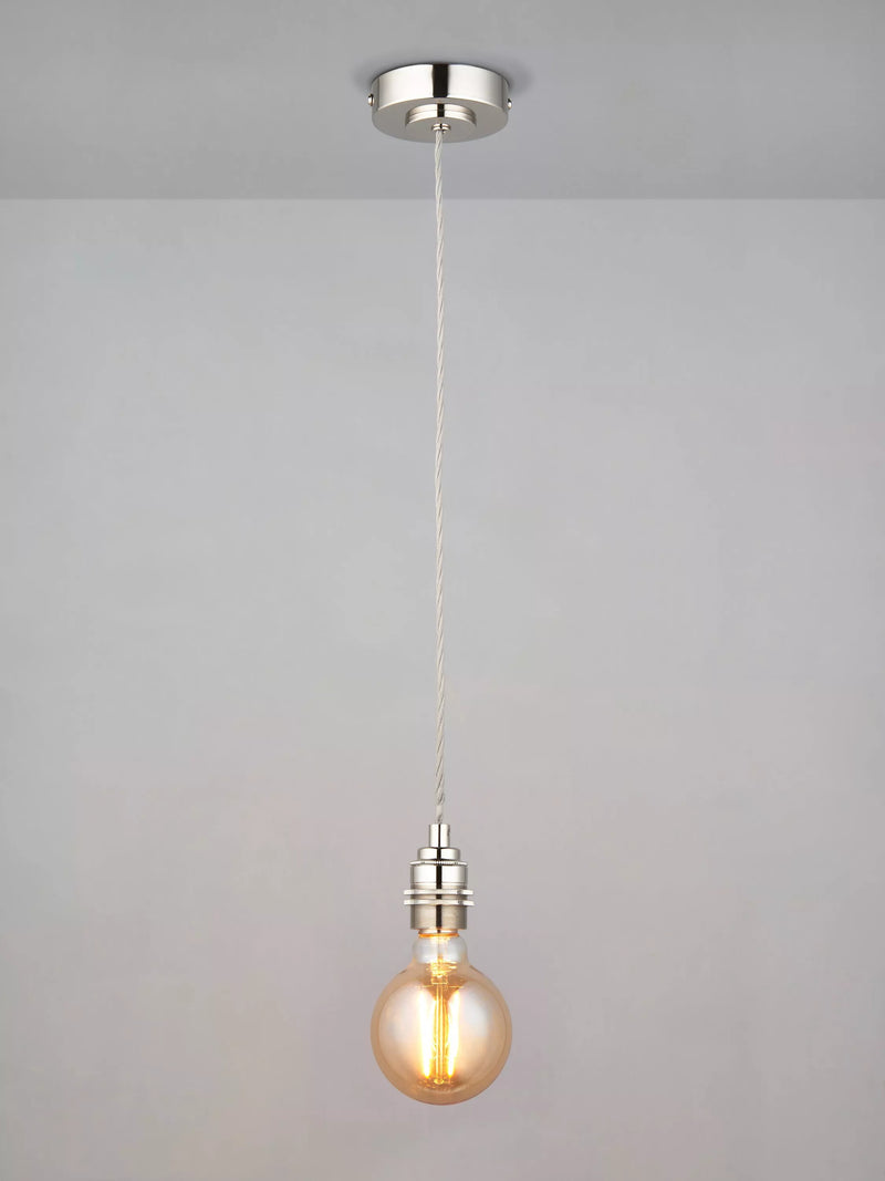 John Lewis classic cable set E27 pendant cord (British brand)