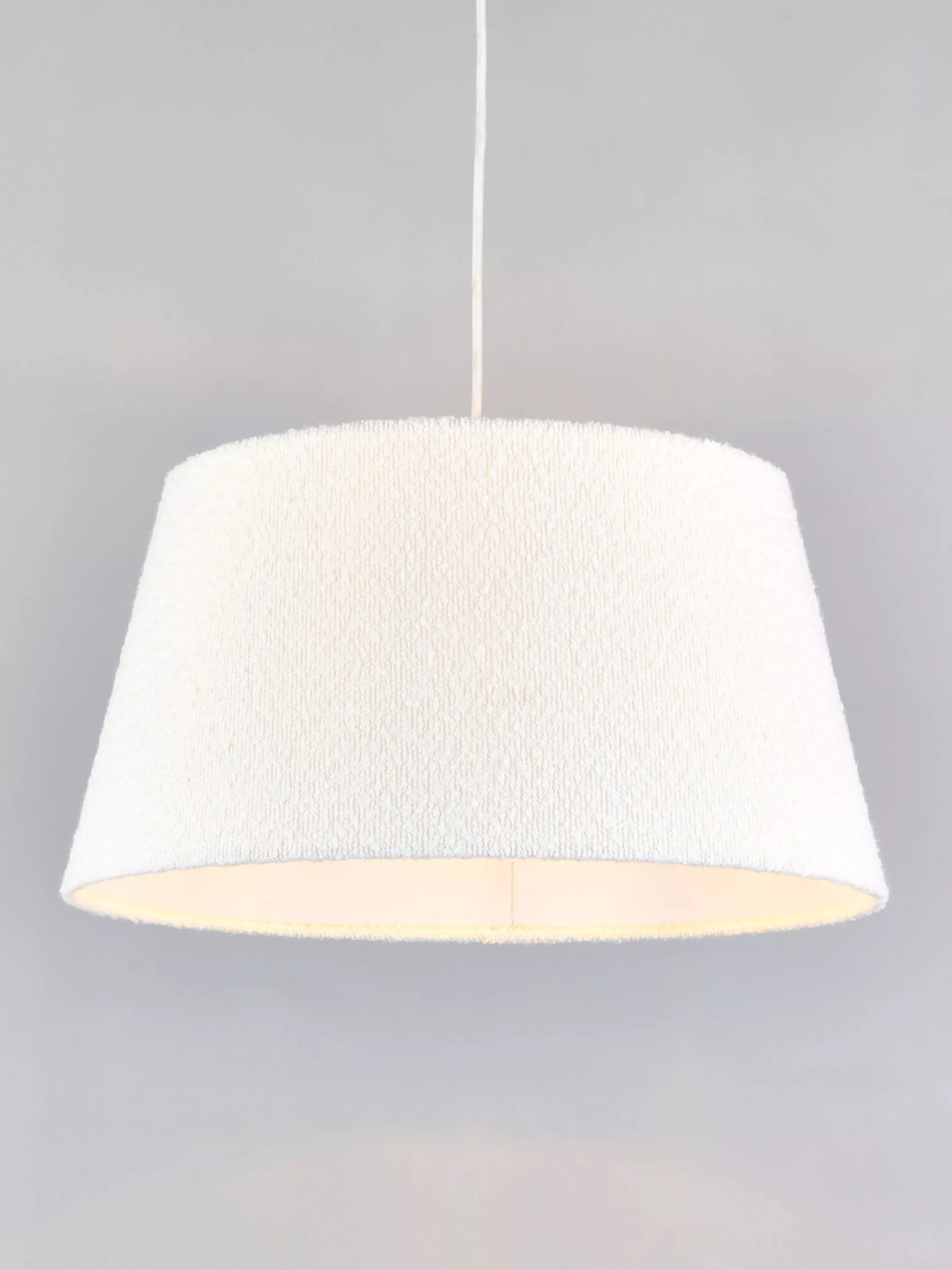 John Lewis boucle tapered ceiling lampshade 45cm - British product