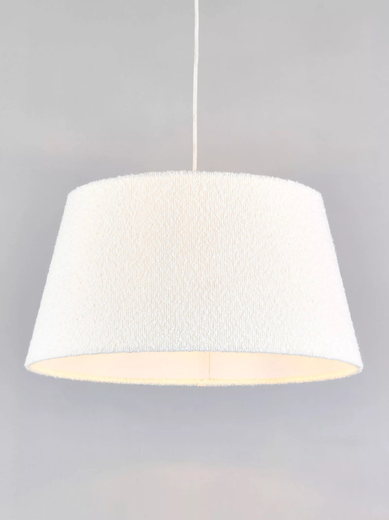 John Lewis boucle tapered ceiling lampshade 45cm - British product
