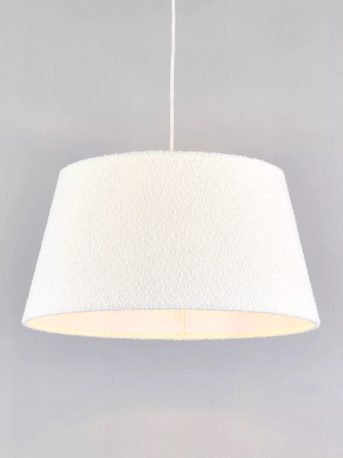 John Lewis boucle tapered ceiling lampshade 45cm - British product