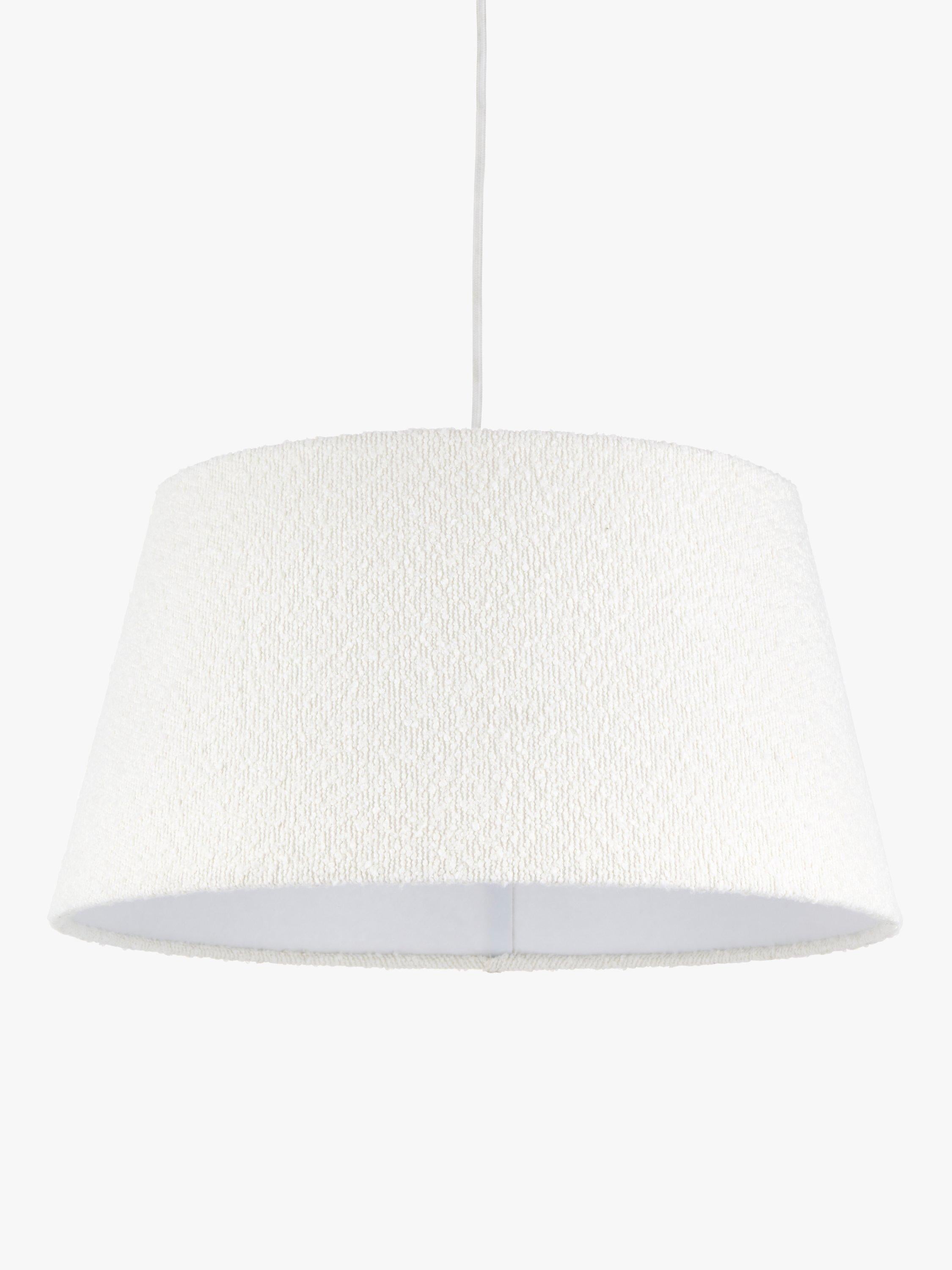 Plafonnier conique John Lewis en bouclette 45 cm - Produit britannique