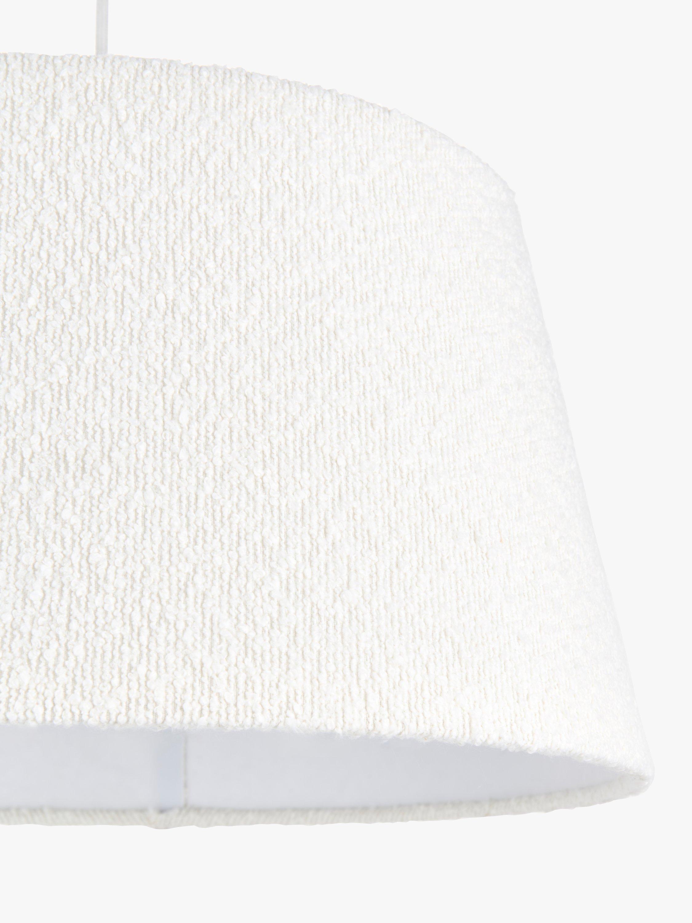 Plafonnier conique John Lewis en bouclette 45 cm - Produit britannique