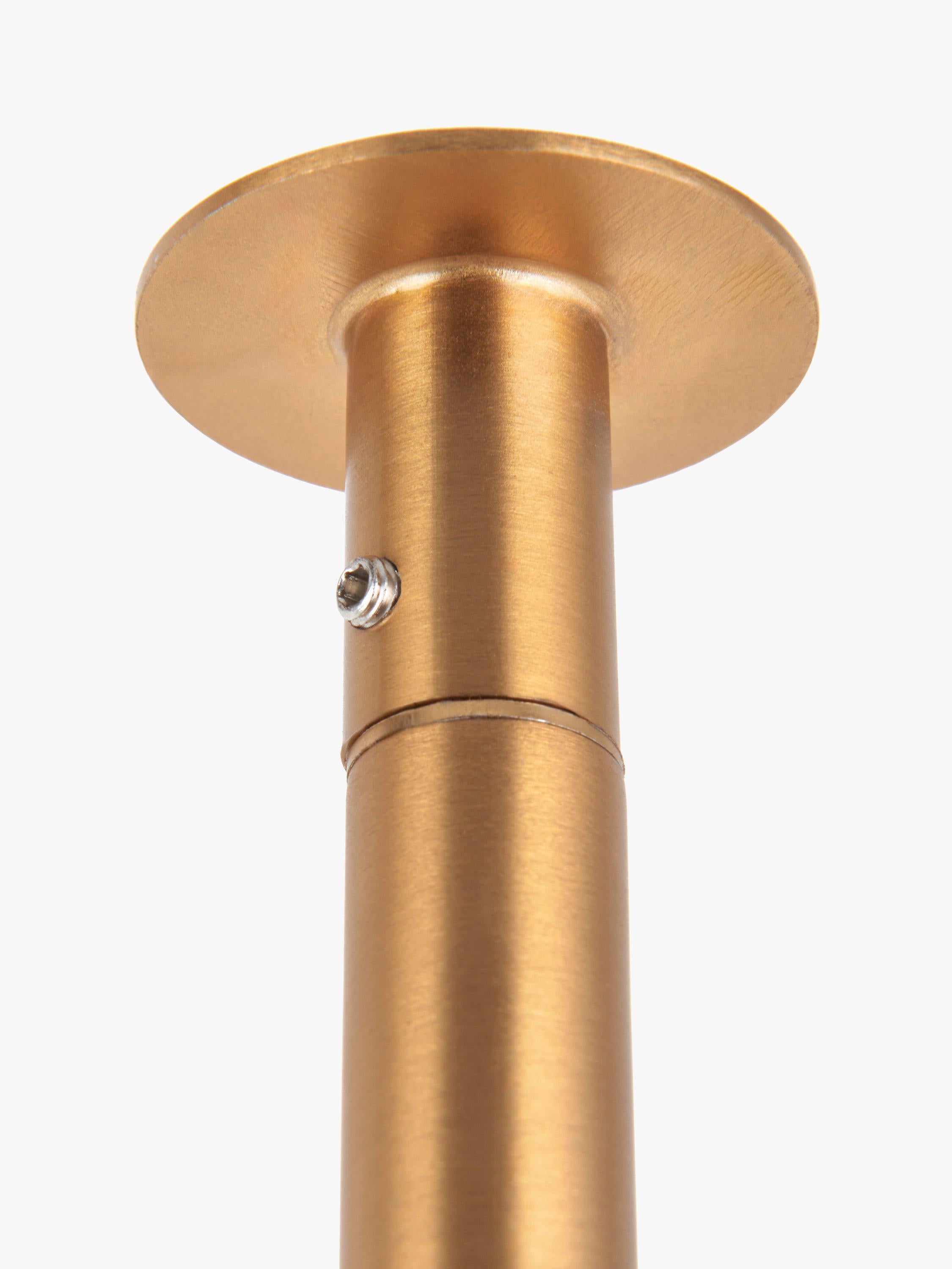 John Lewis Leighton ceiling light warm antique brass, imported from the UK