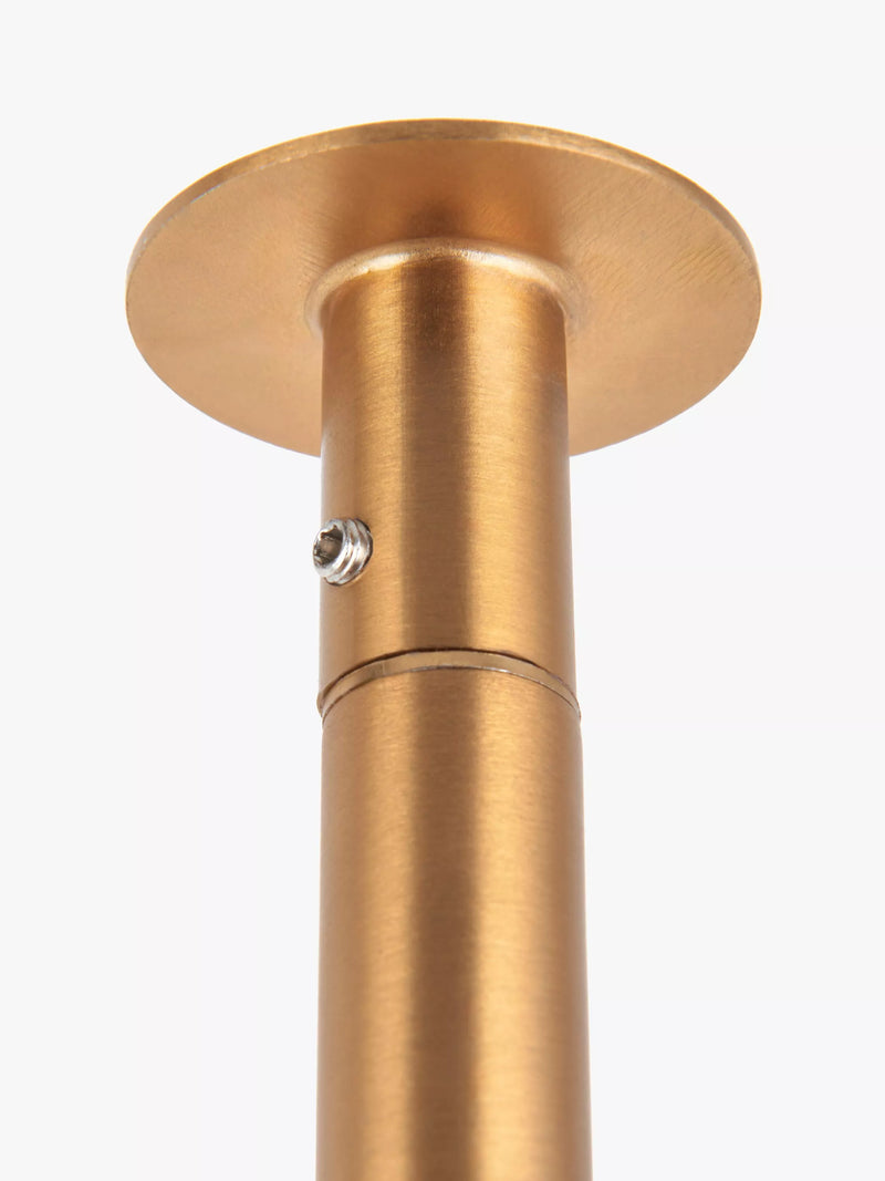 John Lewis Leighton ceiling light warm antique brass, imported from the UK