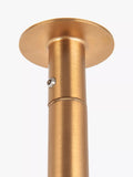 John Lewis Leighton ceiling light warm antique brass, imported from the UK