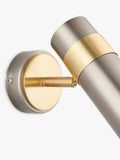 John Lewis Obi spotlight wall light matt nickel gold - British product