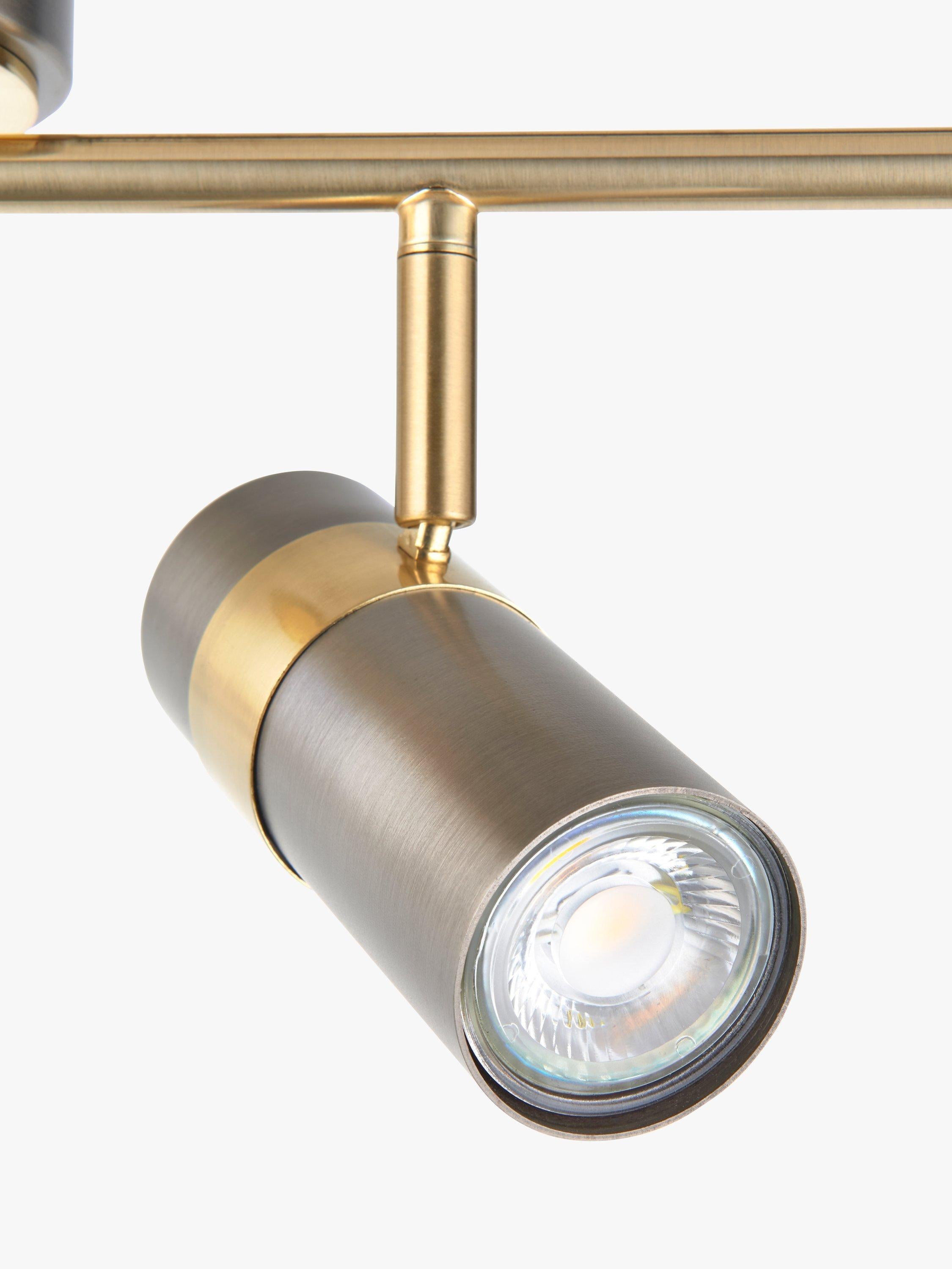John Lewis Obi 4-Spot-Deckenbalken, importiert aus dem Vereinigten Königreich