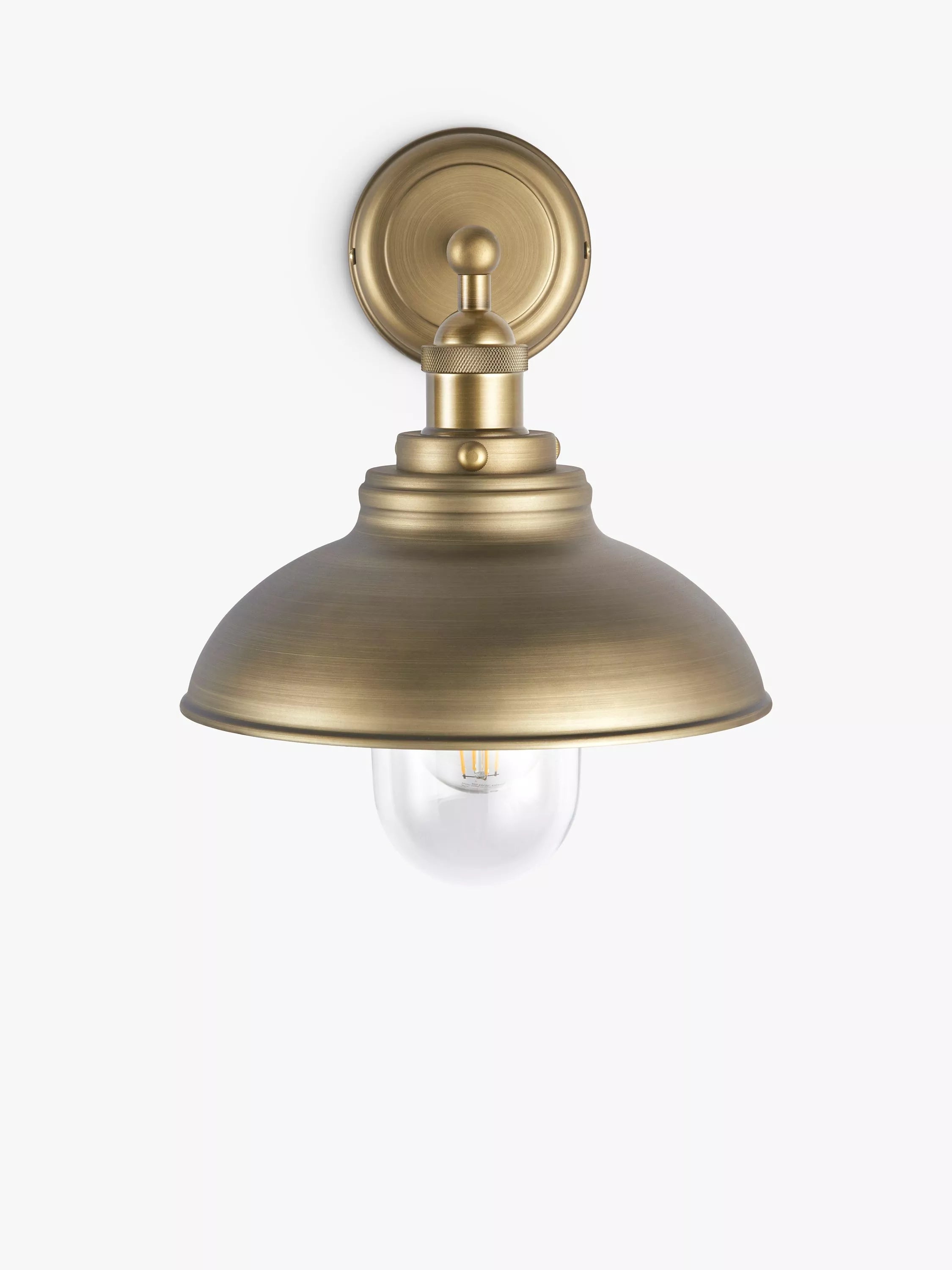 John Lewis Baldwin outdoor wall light dark antique brass (British brand)