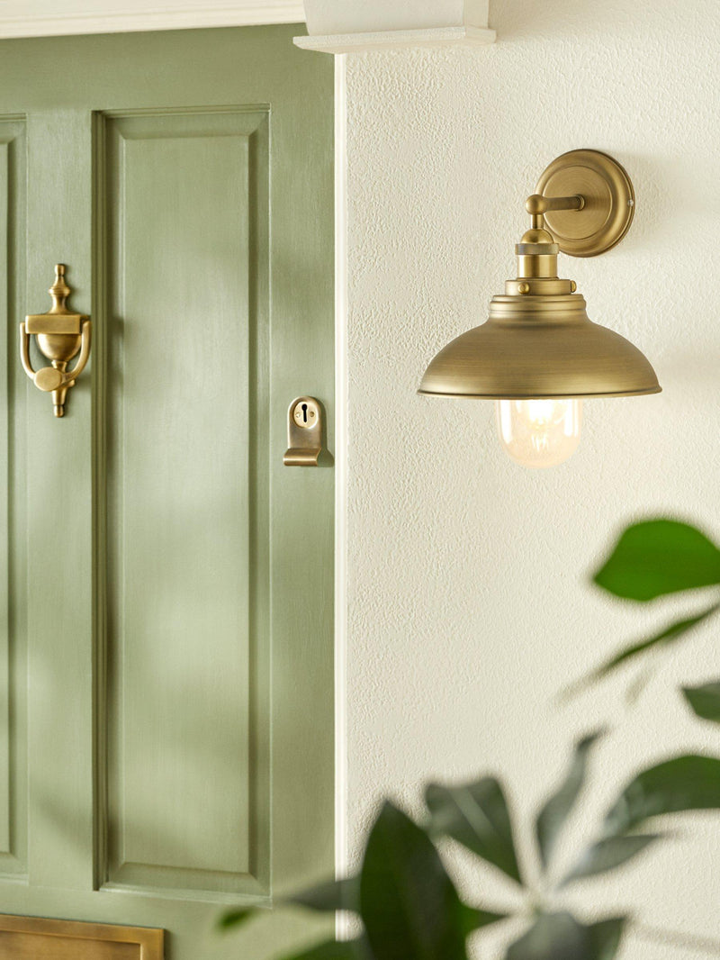 John Lewis Baldwin outdoor wall light dark antique brass (British brand)