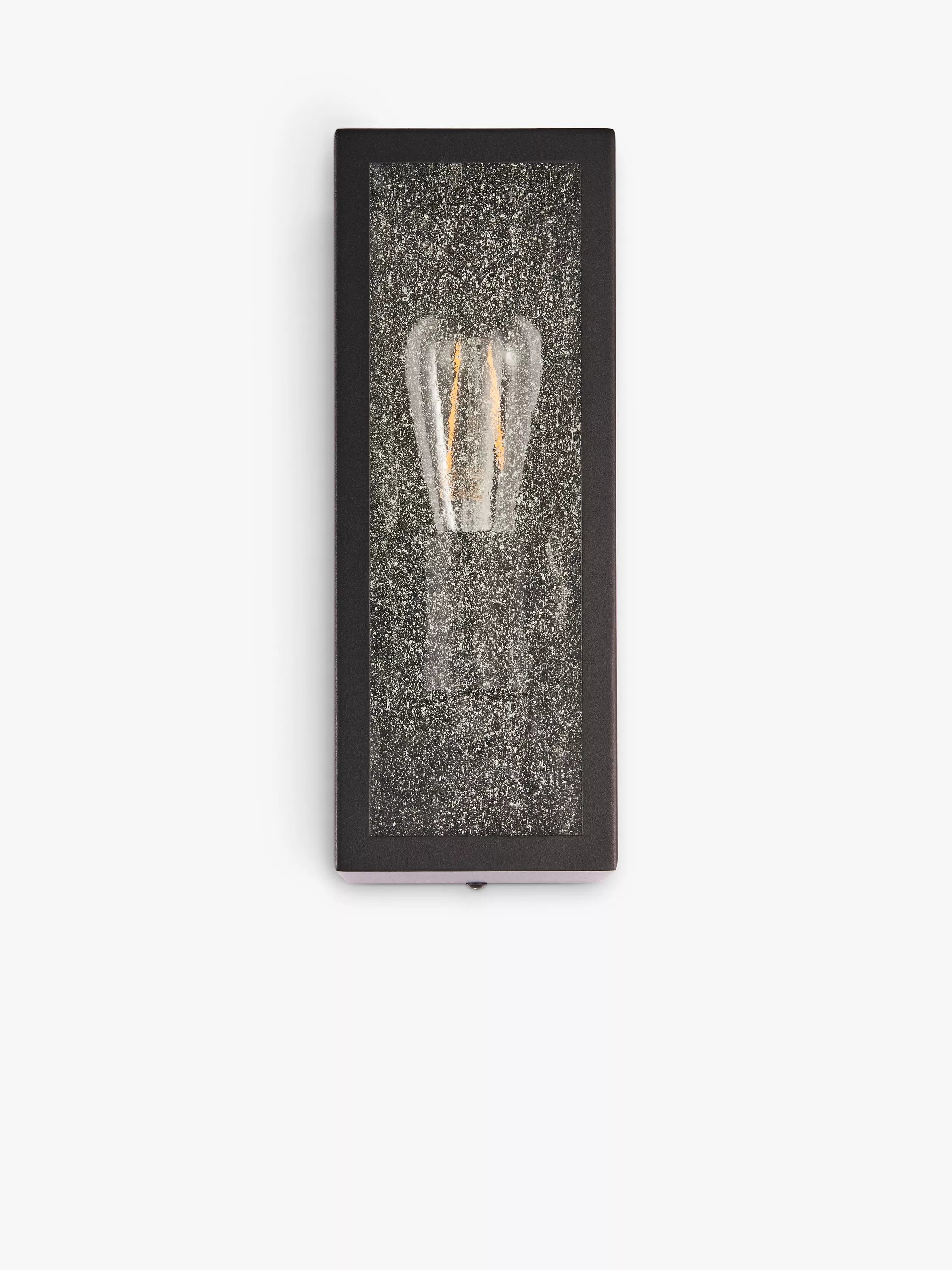 John Lewis black ripple glass outdoor wall light, UK version