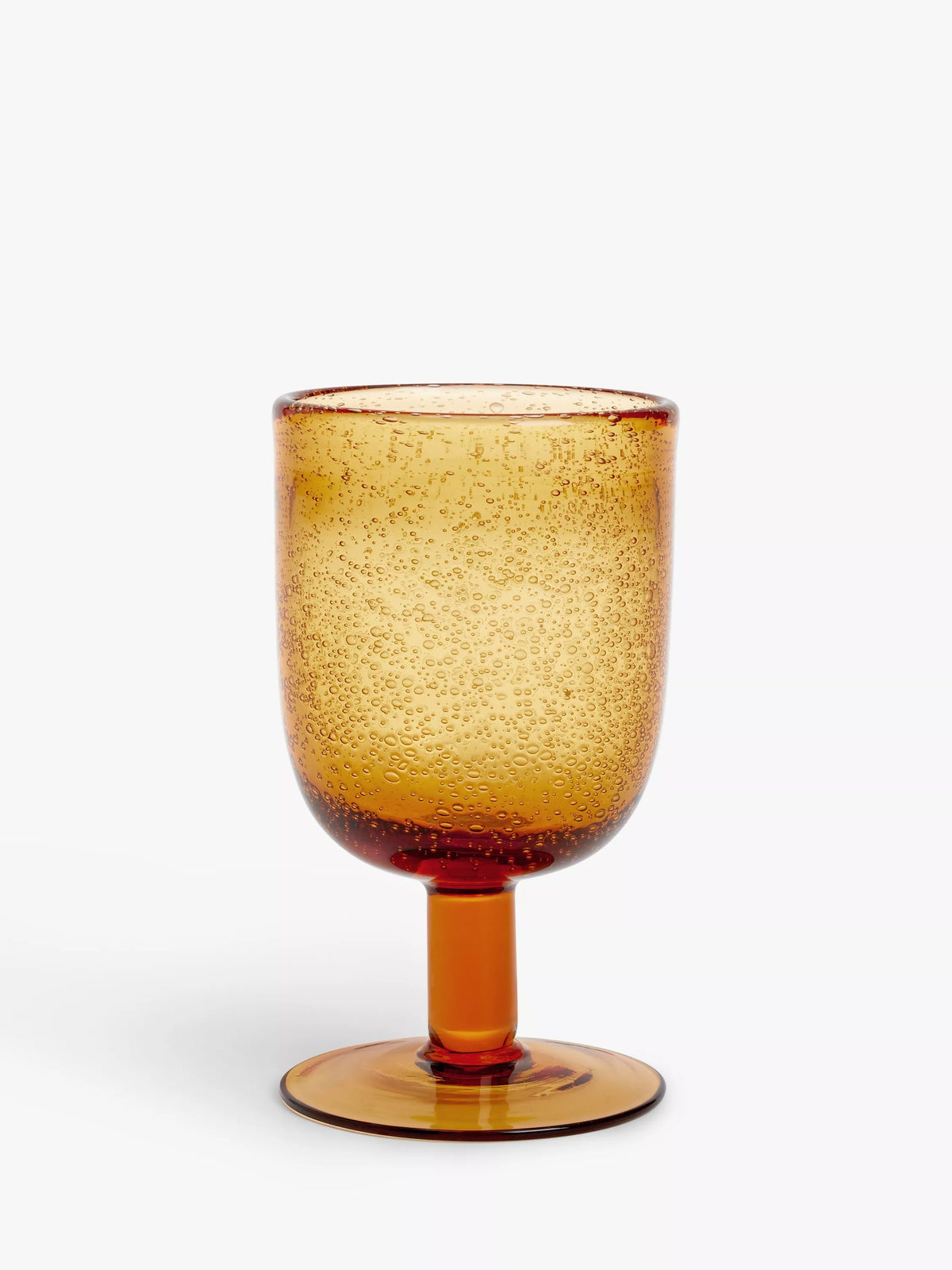John Lewis amber bubble wine glass 345ml, UK version